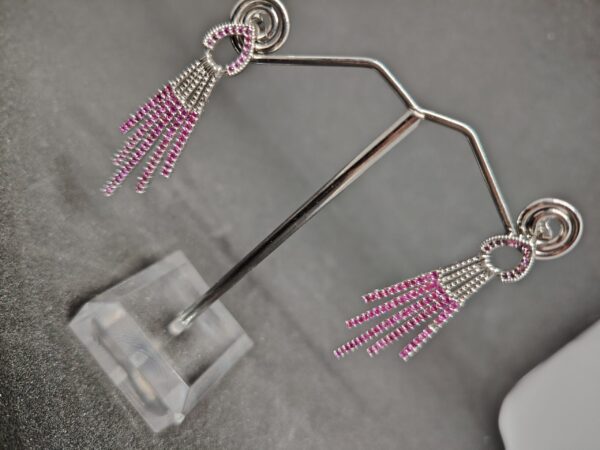 Aros Destellos fucsias - Imagen 2