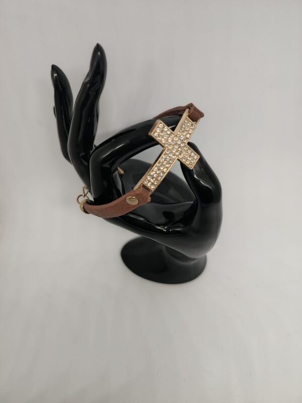 Pulsera Cruz Café Moro