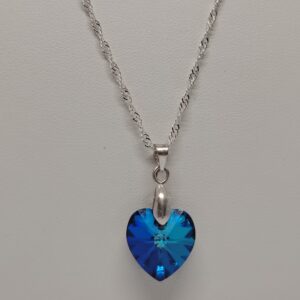 Collar Corazón Azul