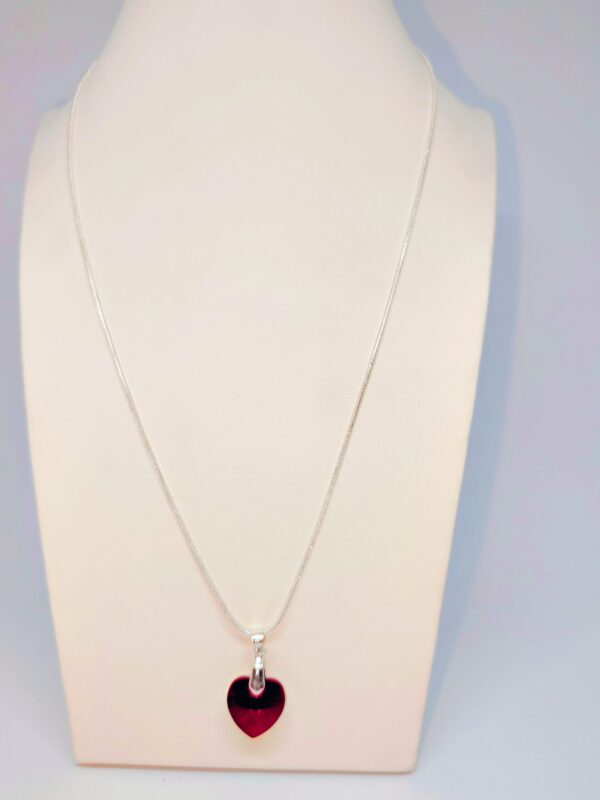 Conjunto Corazón Rojo Swarovski